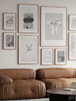 Plakat gray abstract watercolor - obrazek 2