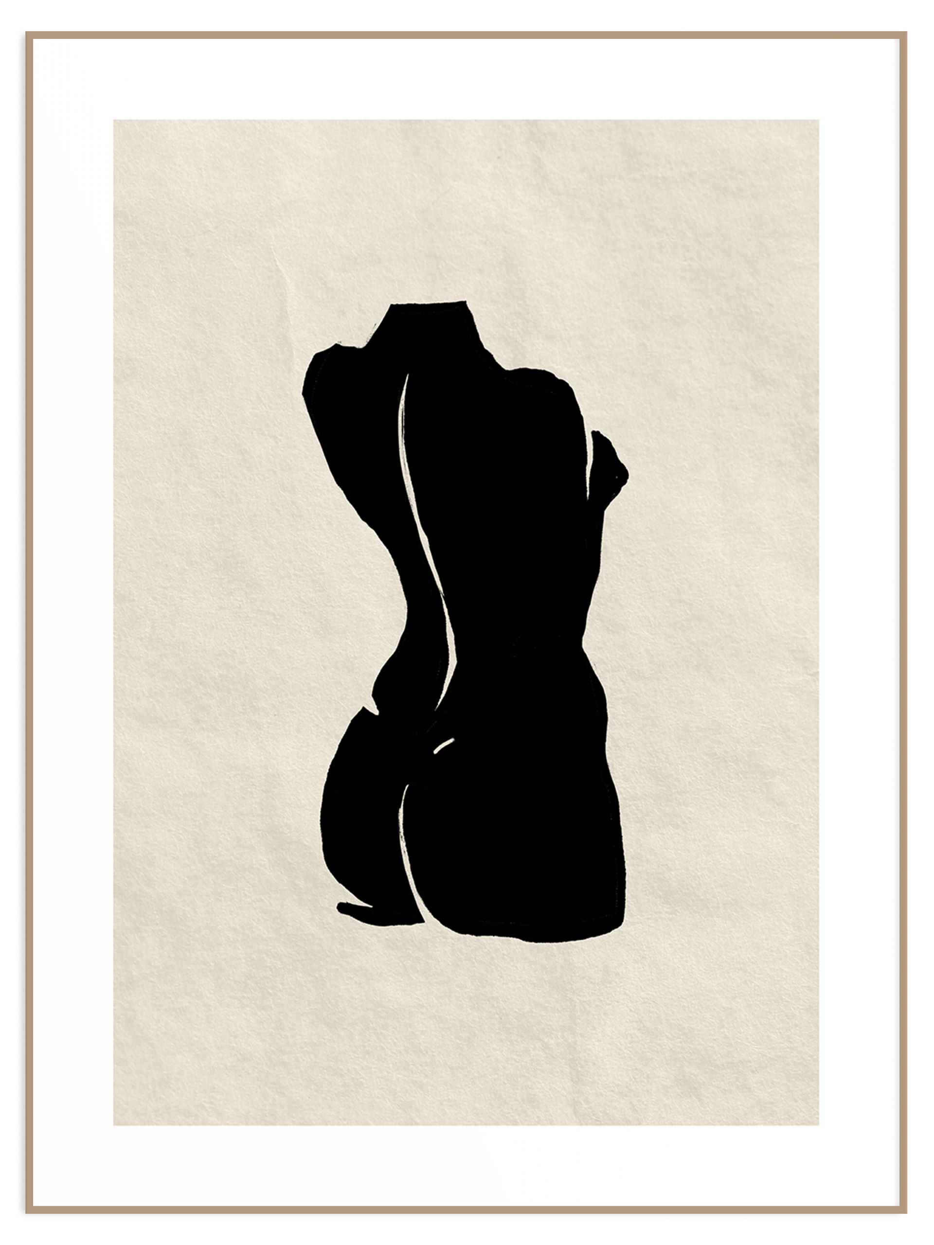 Abstrakcyjny plakat antyczna figura (sklep) Plakat antyczna figura - obrazek 1