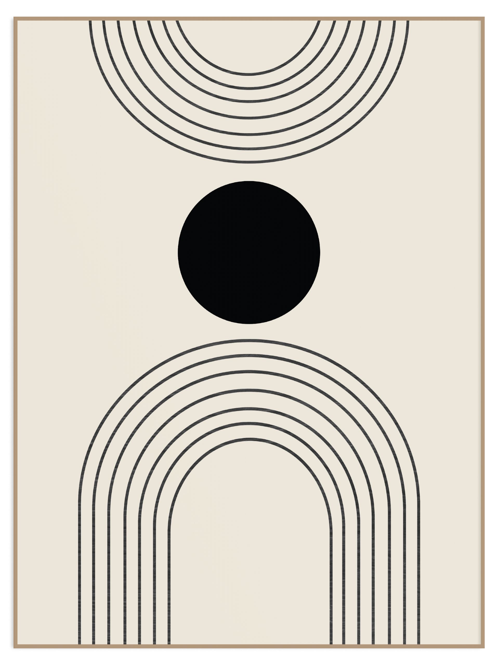 Abstrakcyjny plakat łuki (sklep) Plakat abstrakcyjne łuki - obrazek 1