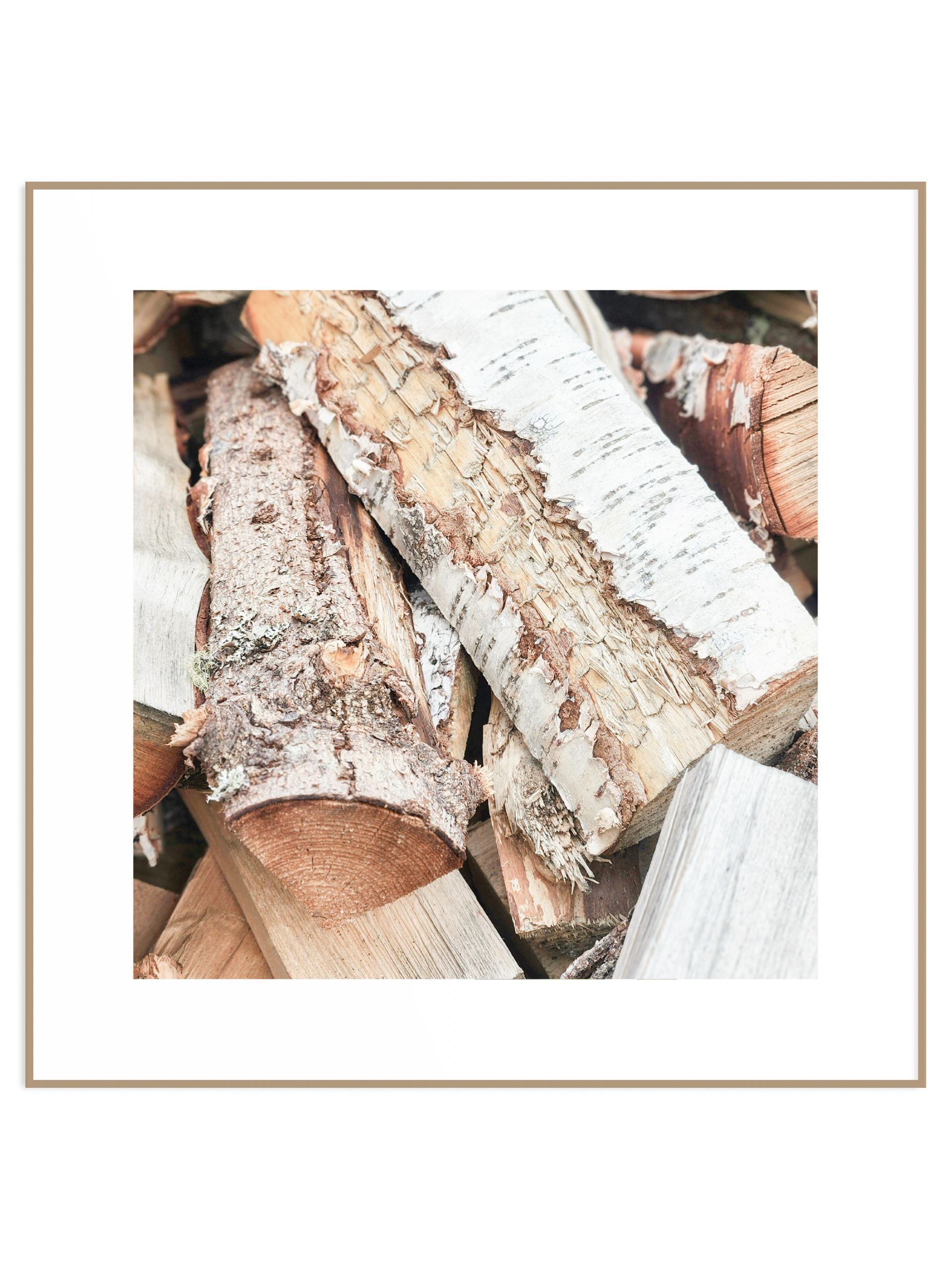 Kwadratowy plakat firewood Plakat firewood - obrazek 1