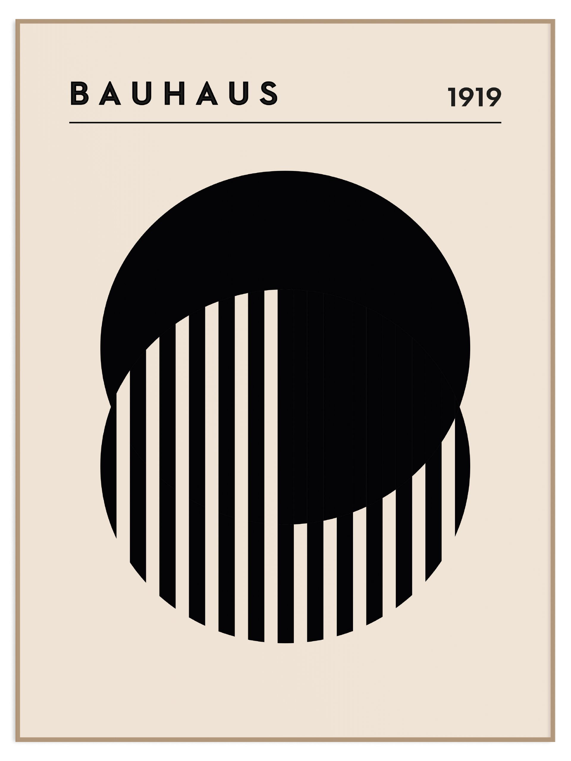 Plakat Bauhaus 1919 No.4 bez marginesu (l) Plakat Bauhaus 1919 No.4 - obrazek 1