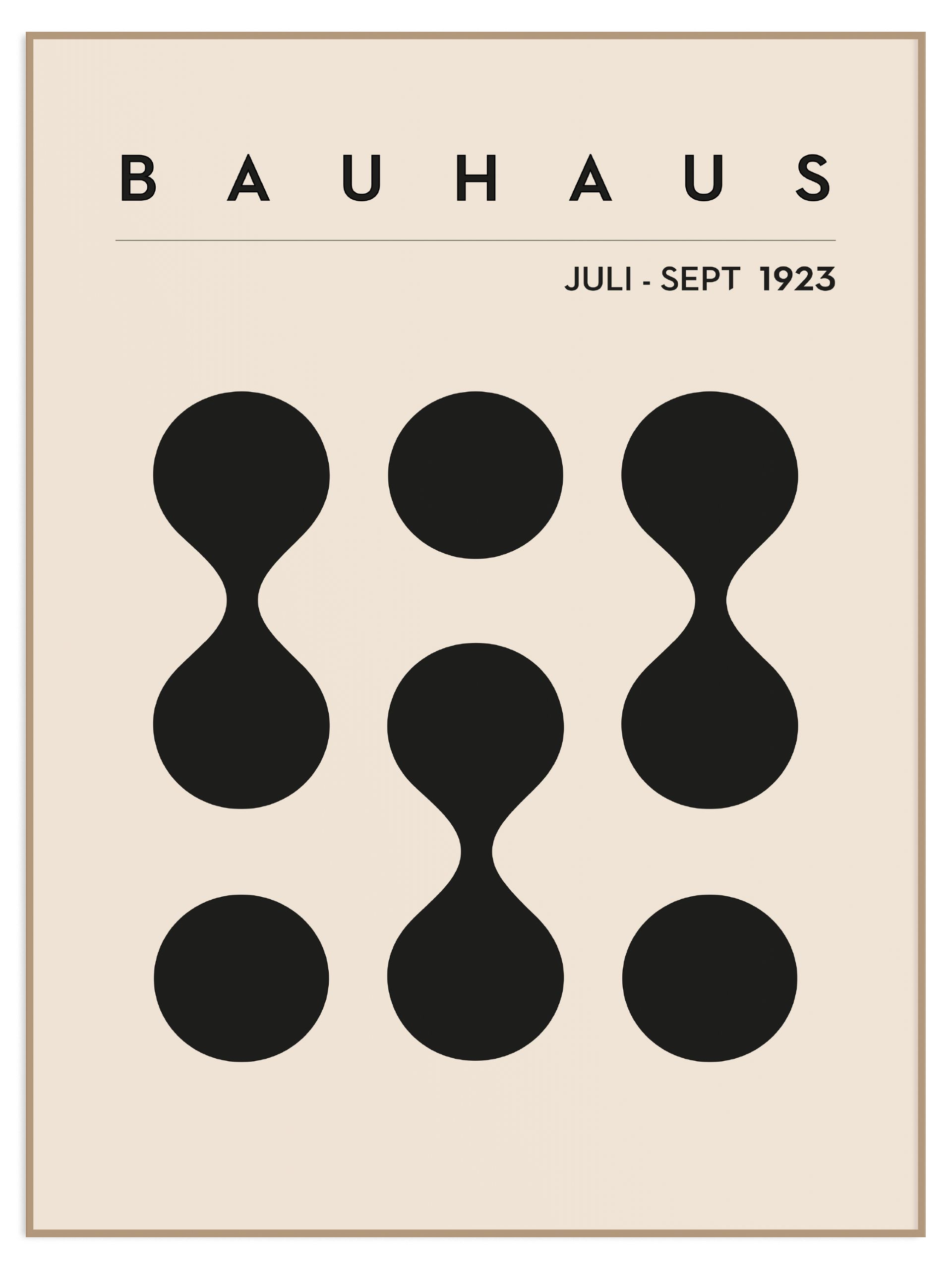 Plakat Bauhaus 1923 bez marginesu (l) Plakat Bauhaus 1923 - obrazek 1