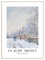 Plakat Claude Monet snow