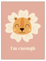 Plakat do pokoju dla dziecka i'm enough - obrazek 3