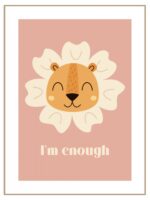 Plakat do pokoju dla dziecka i'm enough