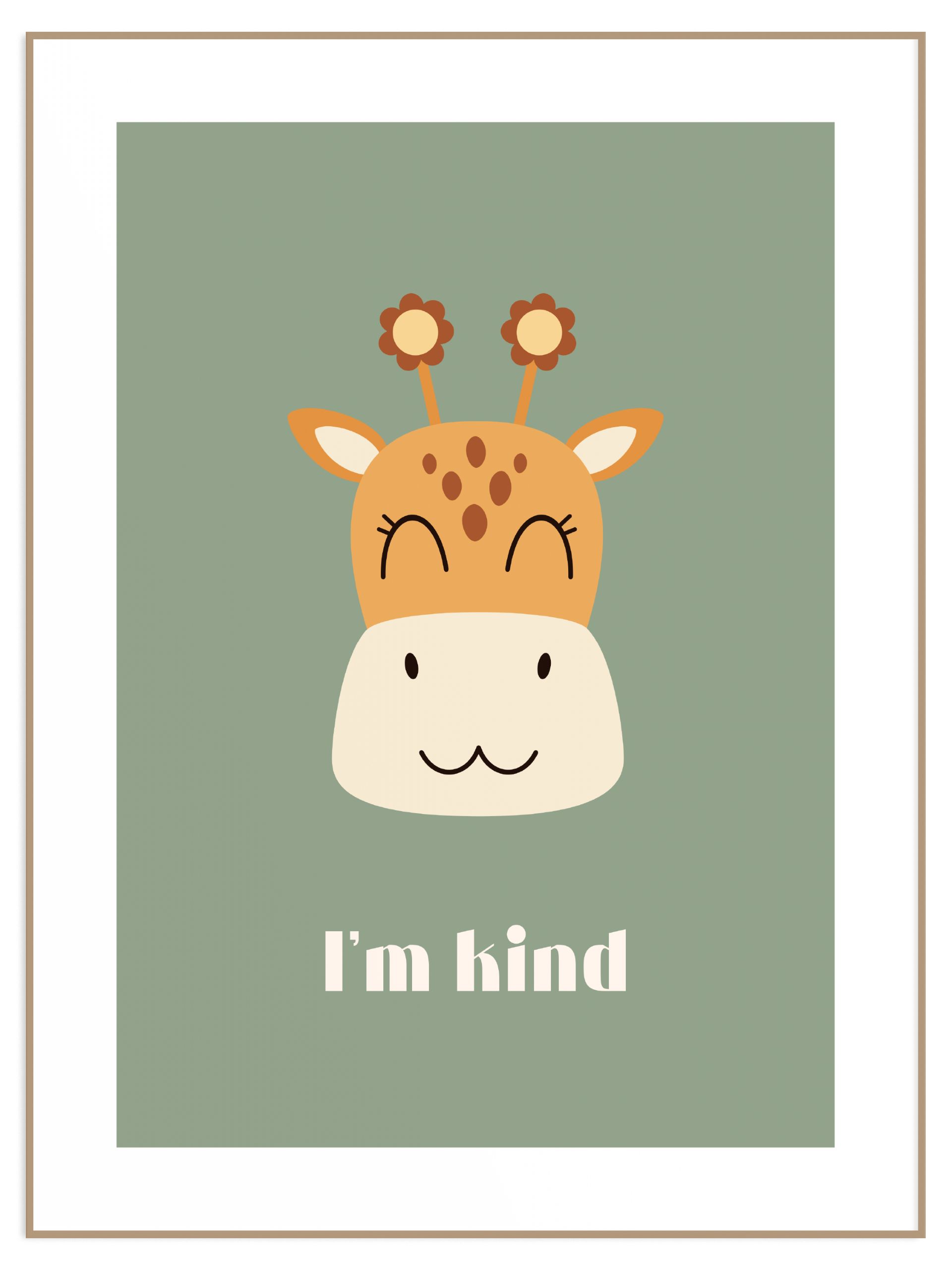 Plakat I'm kind (sklep) Plakat do pokoju dla dziecka i'm kind - obrazek 1