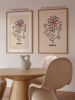 Plakat Keith Haring Flower - obrazek 2