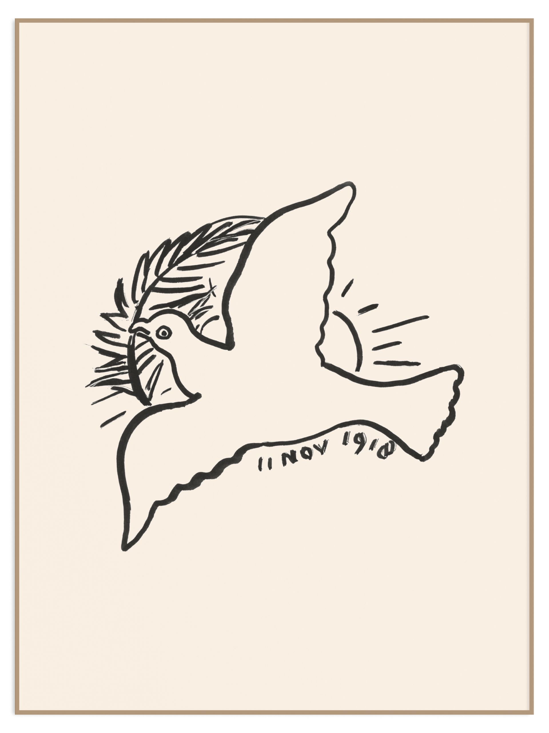 Plakat Leo Gestel Peace Dove - bez marginesu (l) Plakat Leo Gestel Peace Dove - obrazek 1