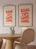 Plakat babe you look cool - obrazek 2