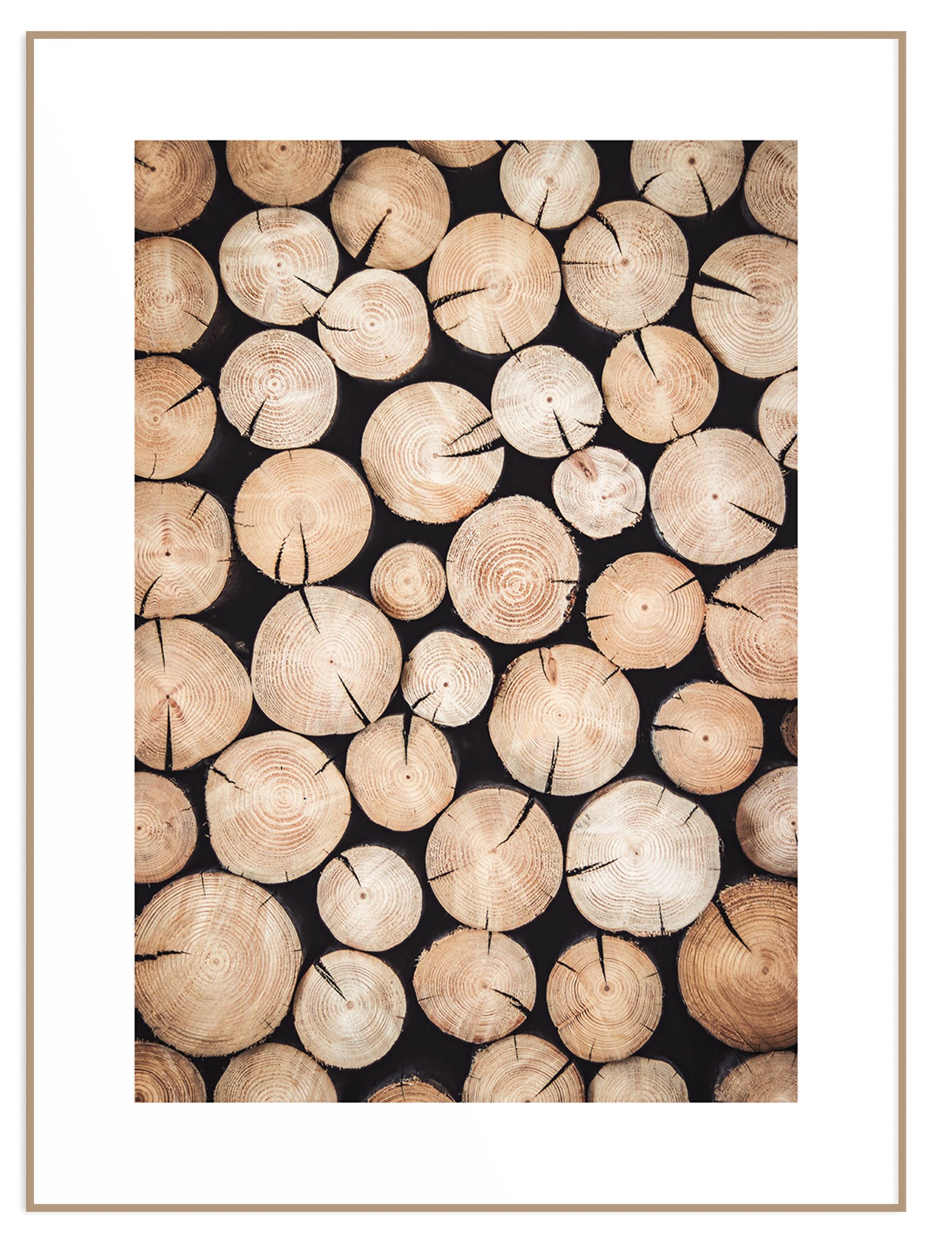 Plakat boho drewno (sklep) Plakat drewno - obrazek 1