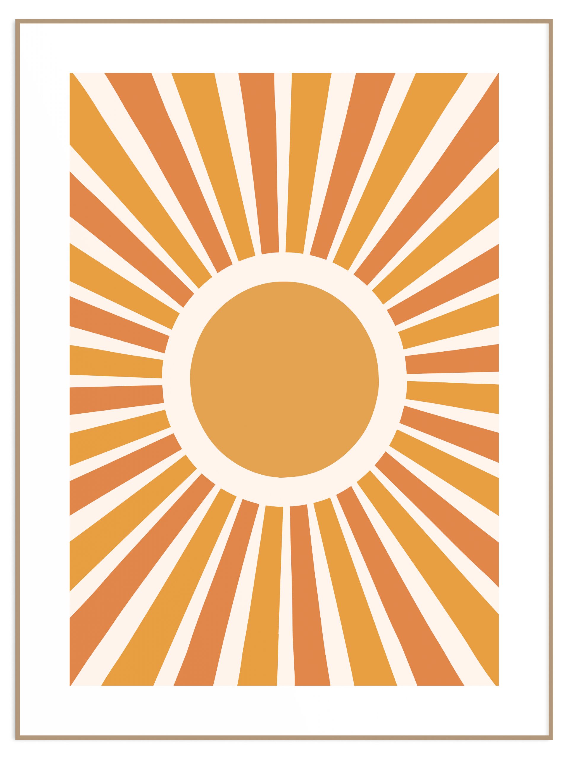 Plakat boho sun (sklep) Plakat do pokoju dla dziecka boho sun - obrazek 1