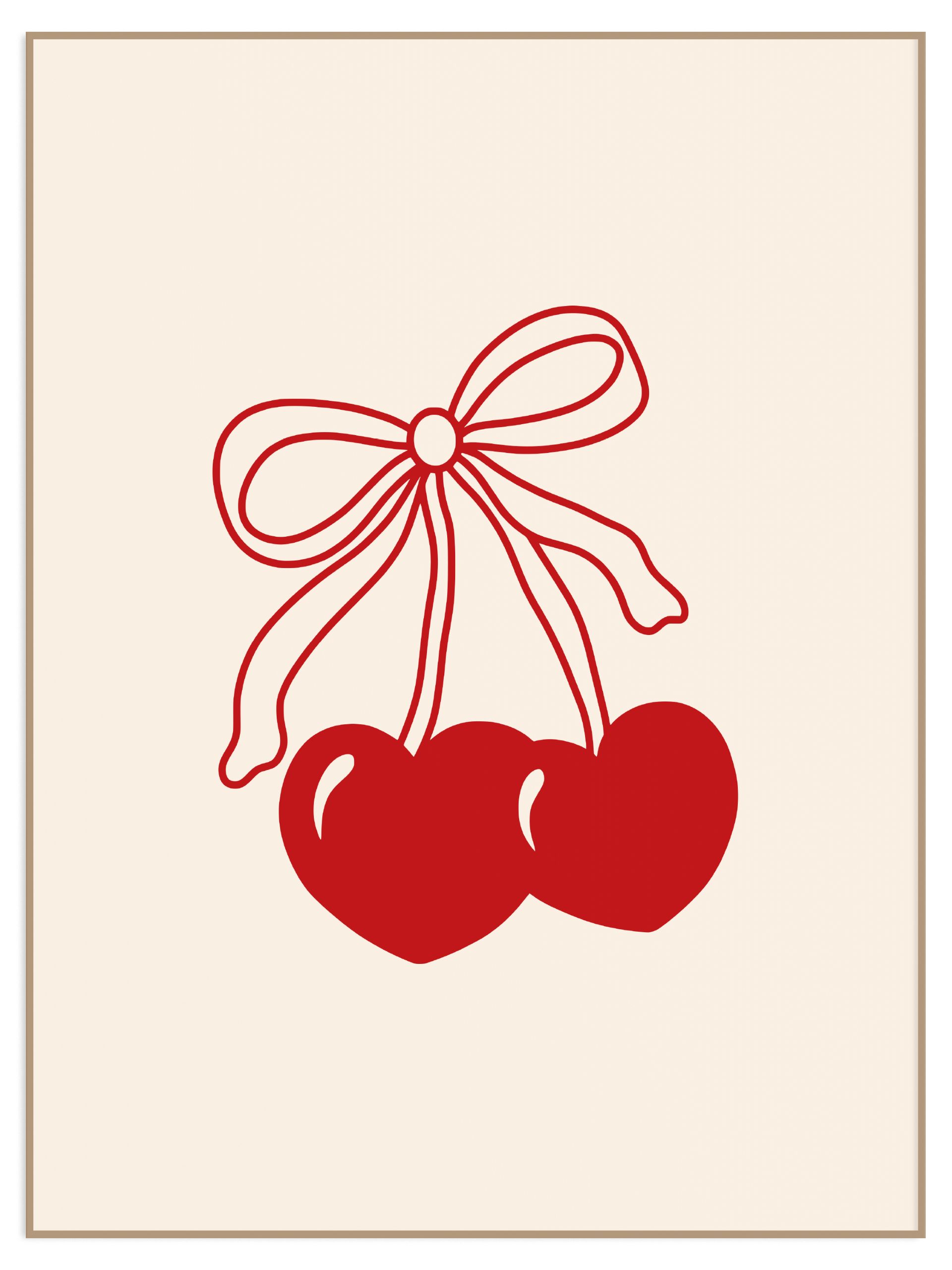 Plakat cherry - bez marginesu (l) Plakat cherry - obrazek 1