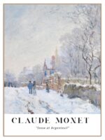 Plakat Claude Monet snow - obrazek 3