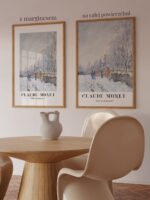 Plakat Claude Monet snow - obrazek 2