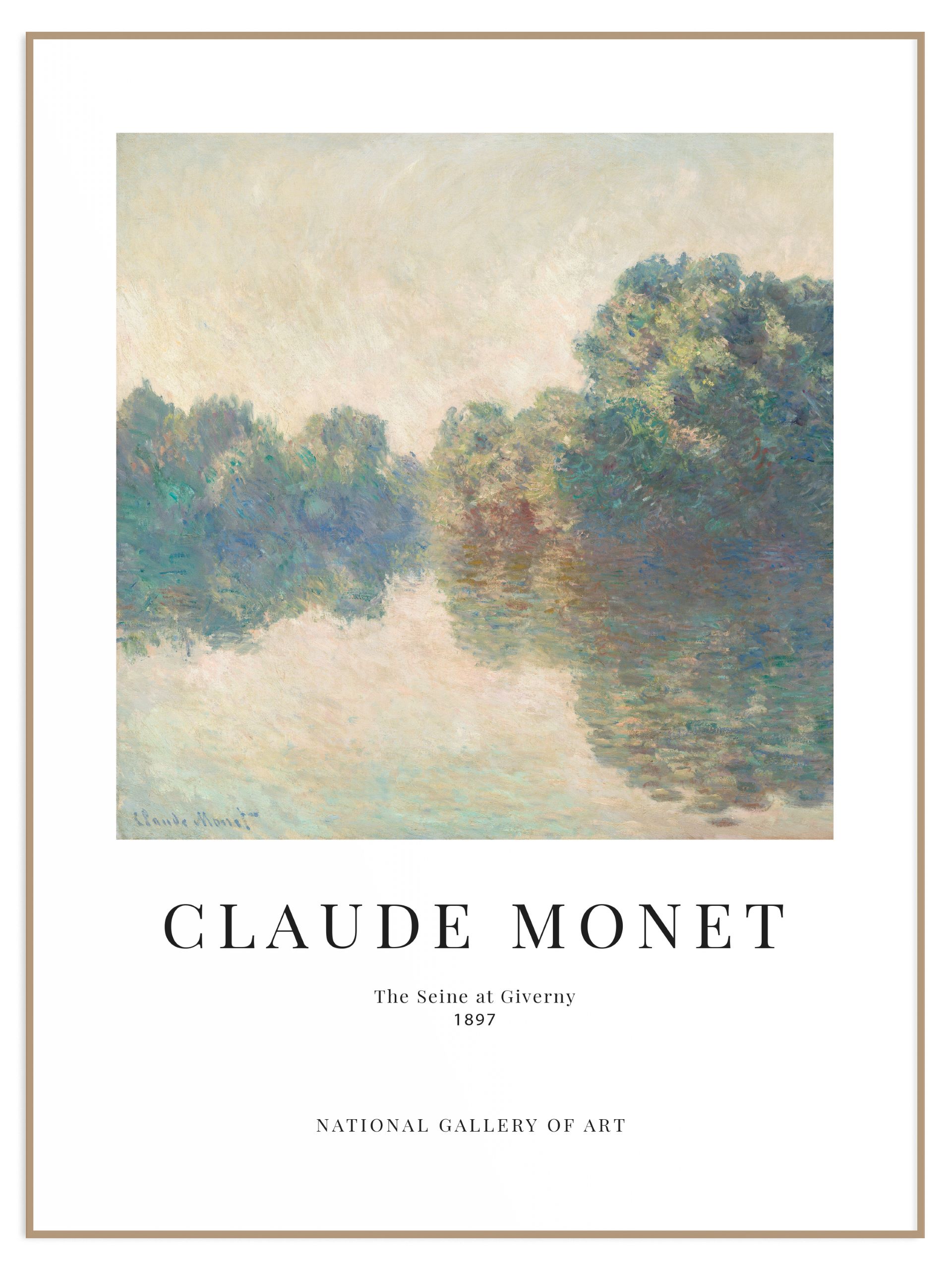 Plakat claude monet the seine at giverny (sklep) Plakat Claude Monet The Seine at Giverny - obrazek 1
