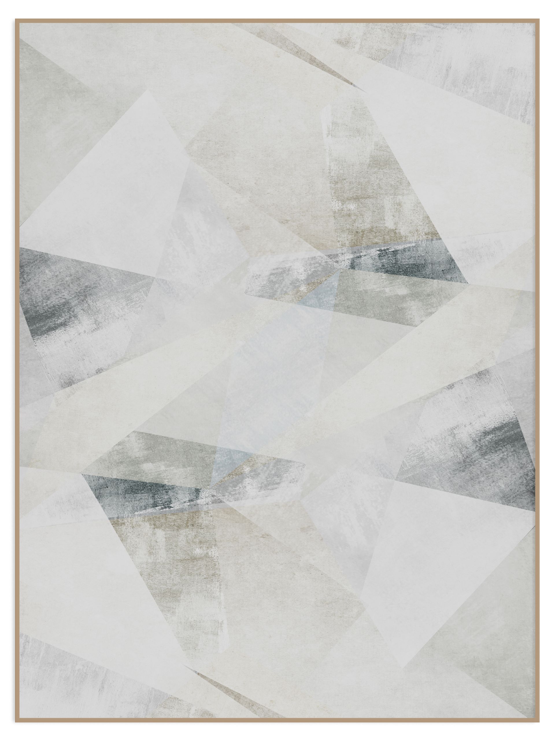 Plakat geometryczne kształty - bez marginesu (l) Plakat geometryczne kształty - obrazek 1