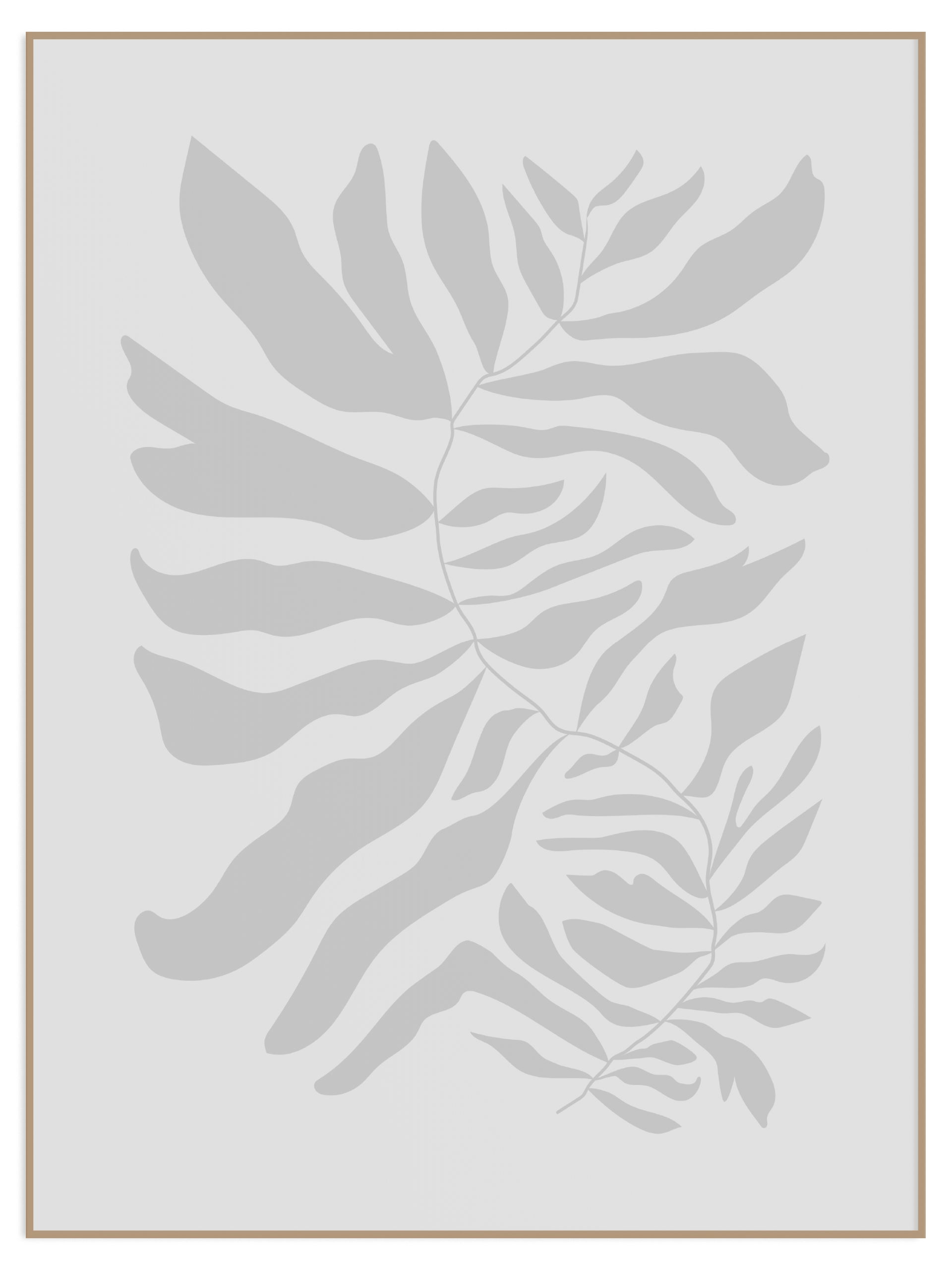 Plakat grey botanicals - bez marginesu (l) Plakat grey botanicals - obrazek 1
