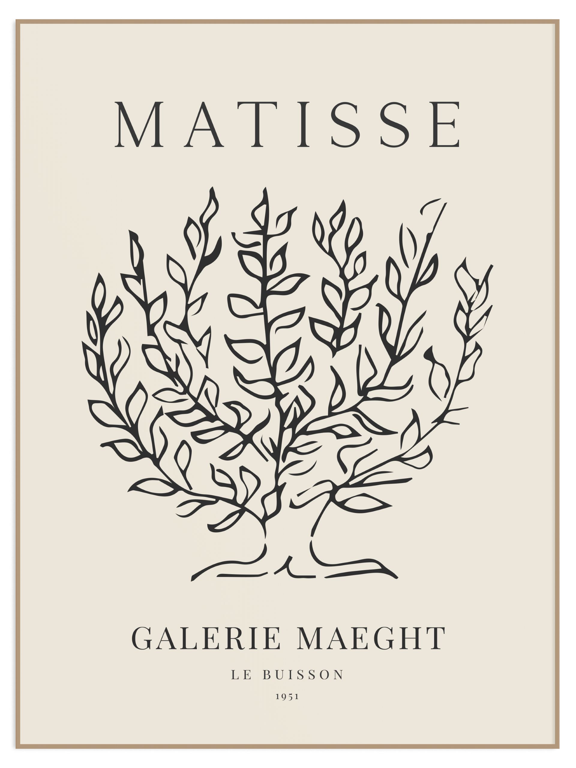 Plakat henri matisse le buisson (sklep) Plakat Matisse Le Buisson - obrazek 1