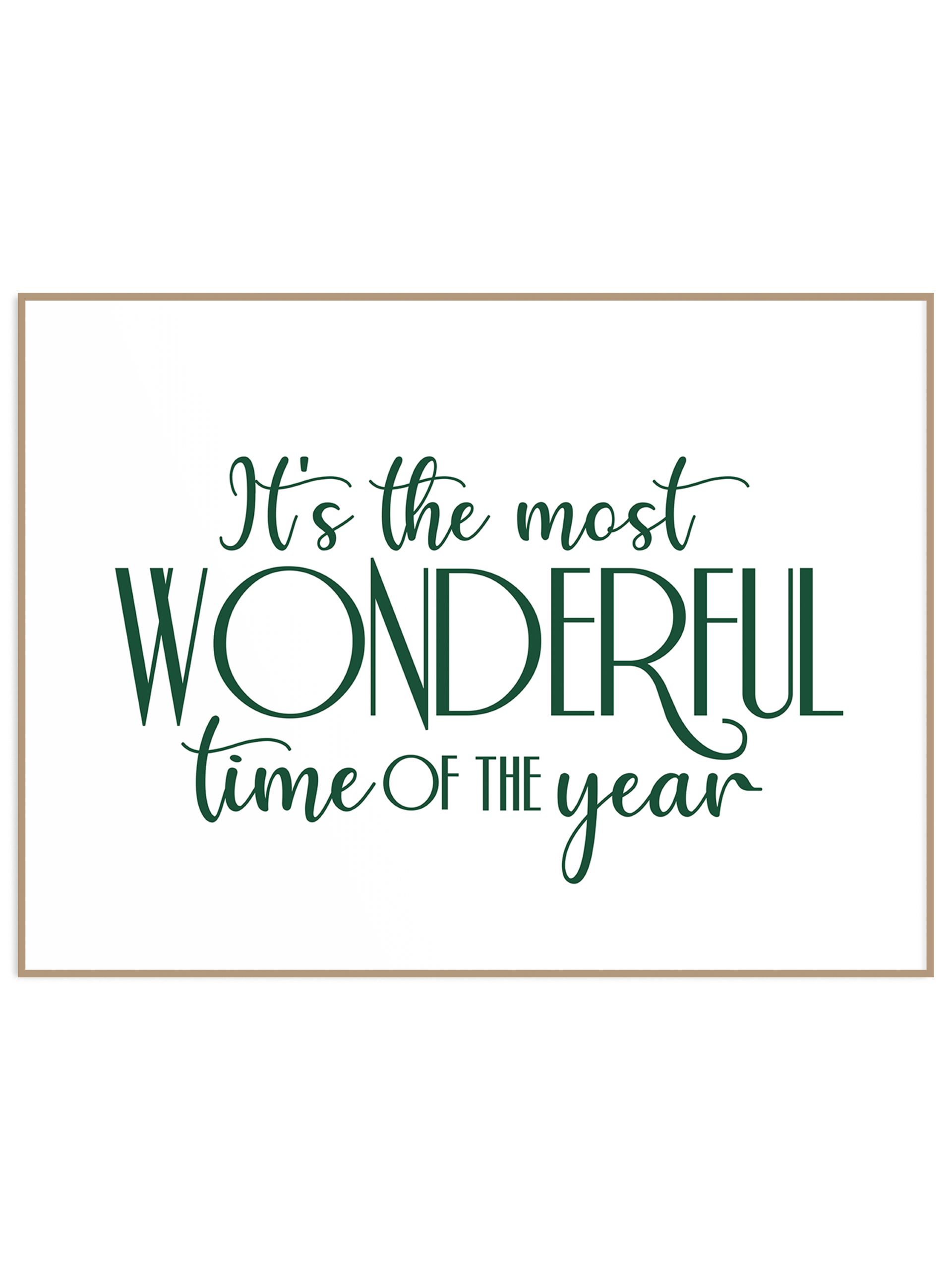 Plakat its the most wonderful time of the year (sklep) Plakat the most wonderful time - obrazek 1