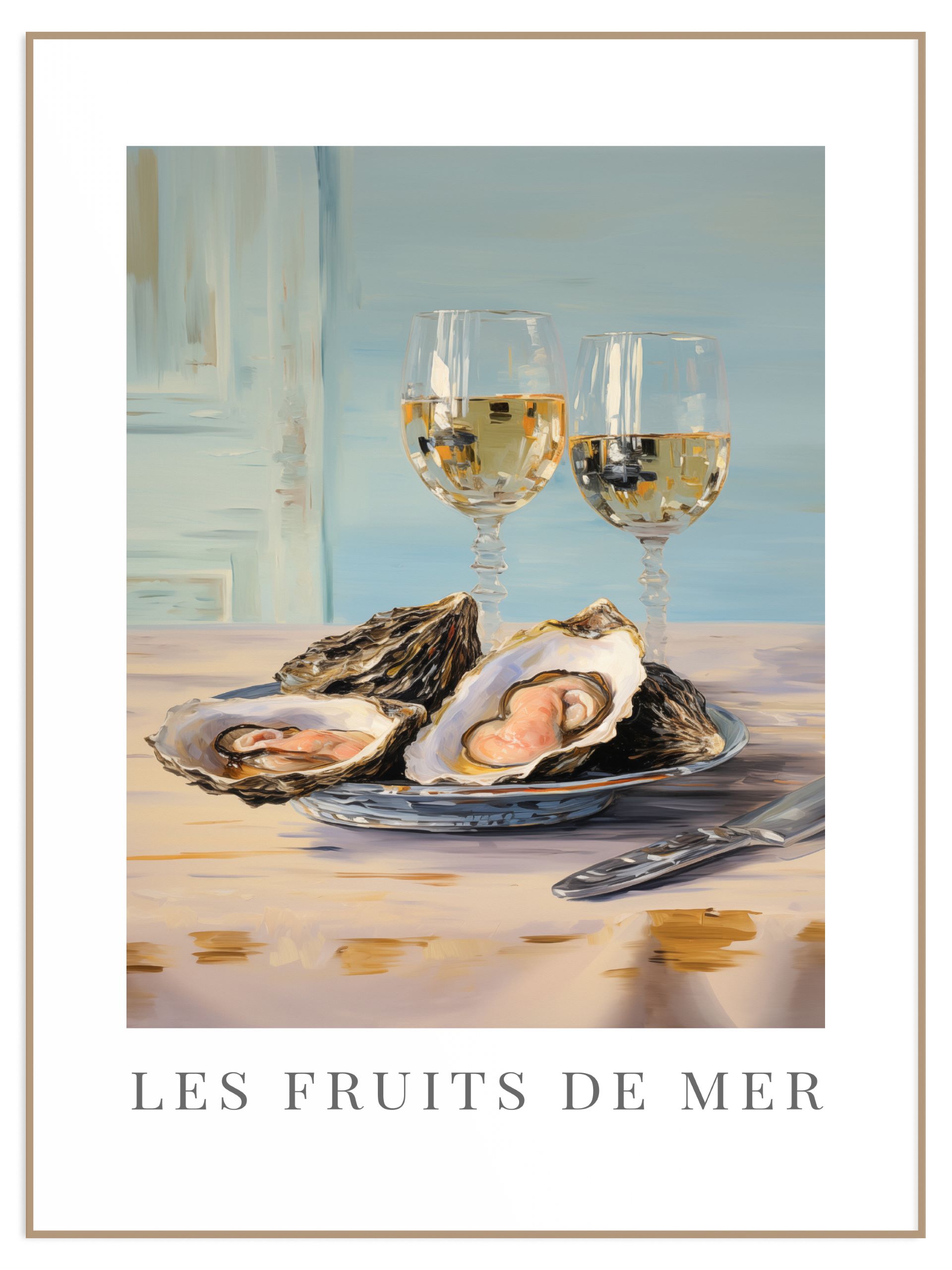 Plakat les fruits de mer (l) Plakat les fruits de mer - obrazek 1