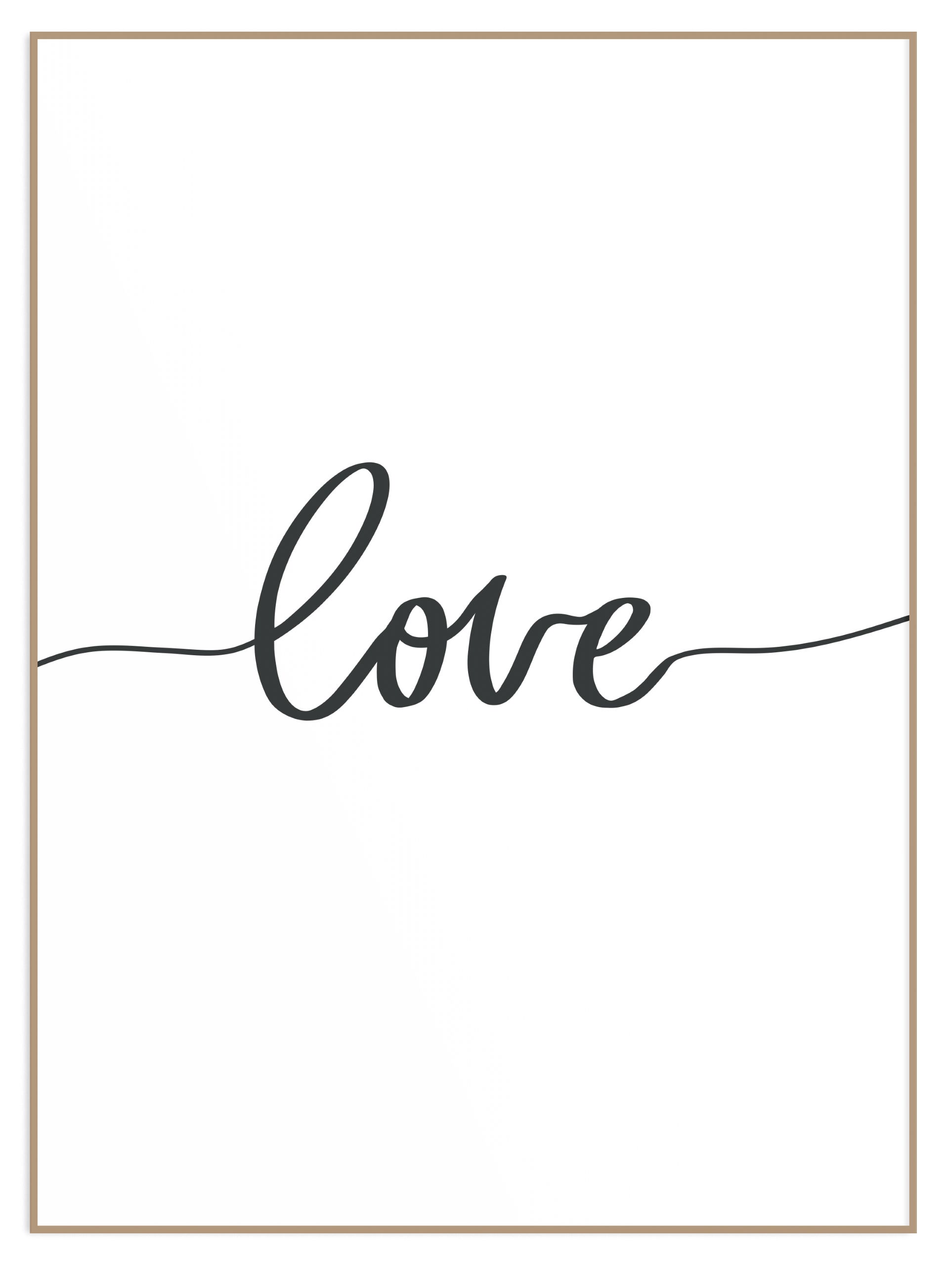 Plakat napis love (sklep) Plakat napis Love - obrazek 1