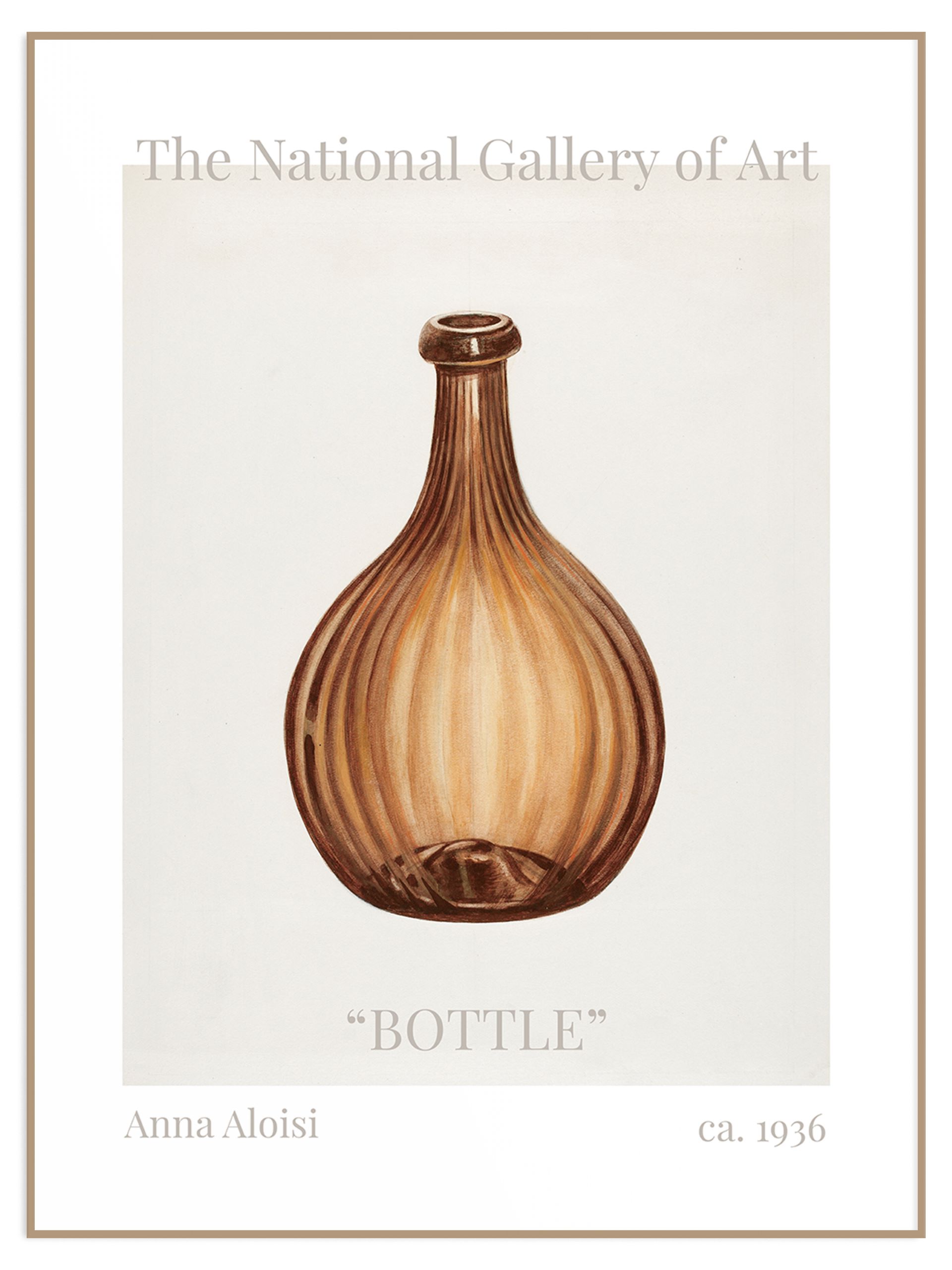 Plakat national gallery of art bottle (sklep) Plakat Bottle - Anna Aloisi - obrazek 1