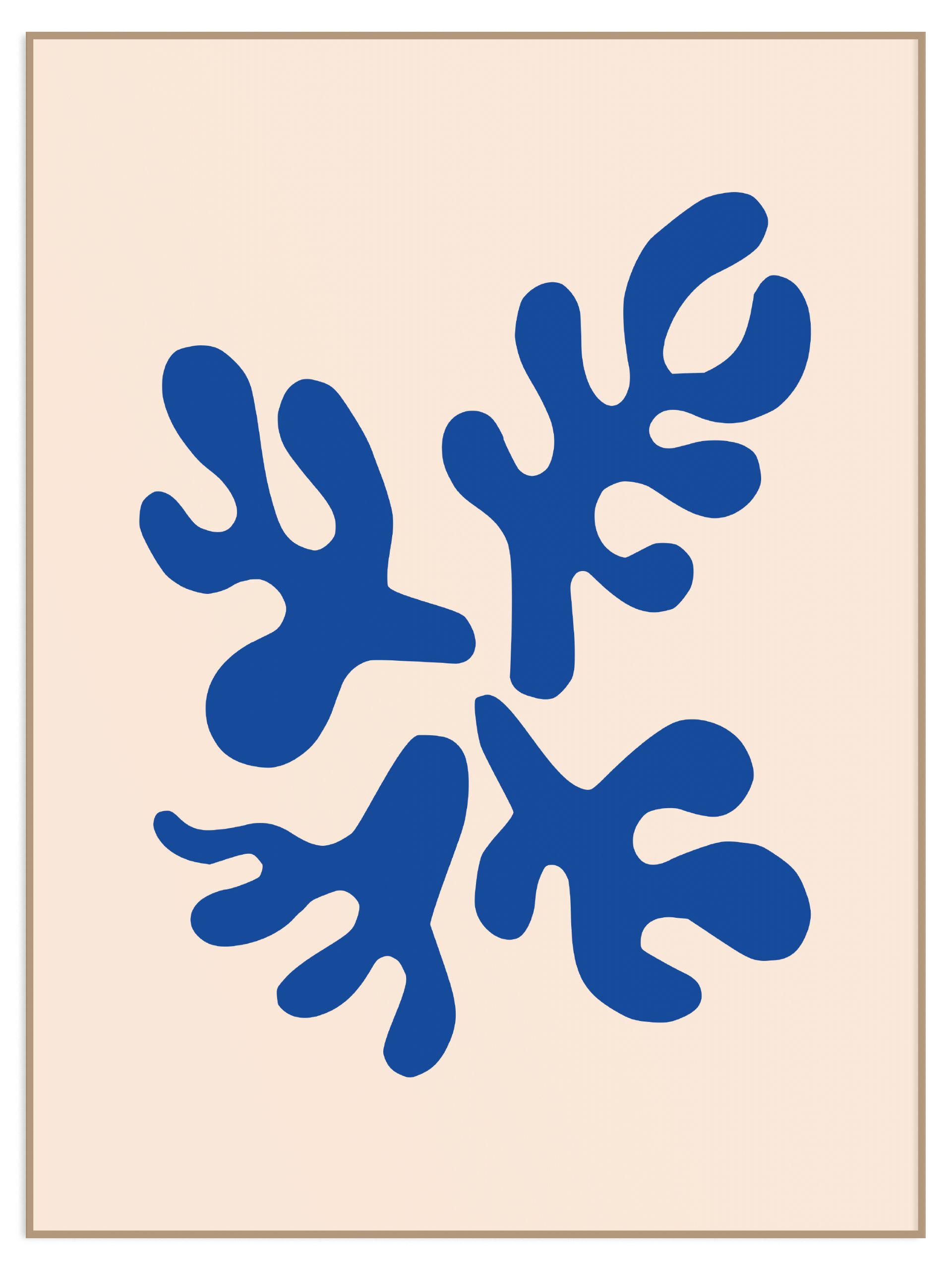 Plakat niebieski koralowiec - bez marginesu (l) Plakat niebieski koralowiec - obrazek 1