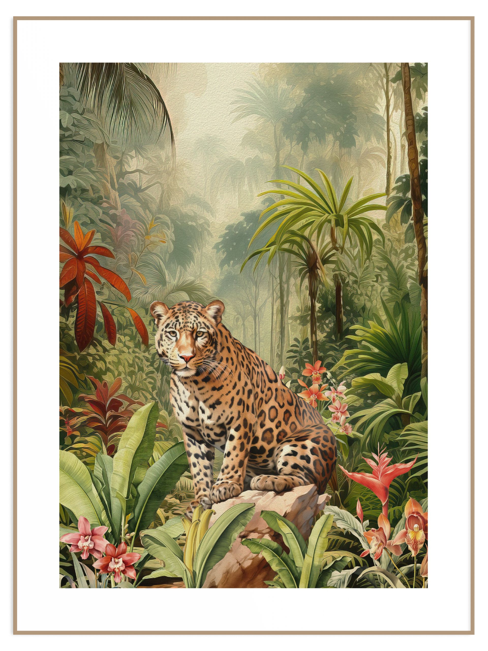 Plakat panthera in the jungle (l) Plakat panthera in the jungle - obrazek 1