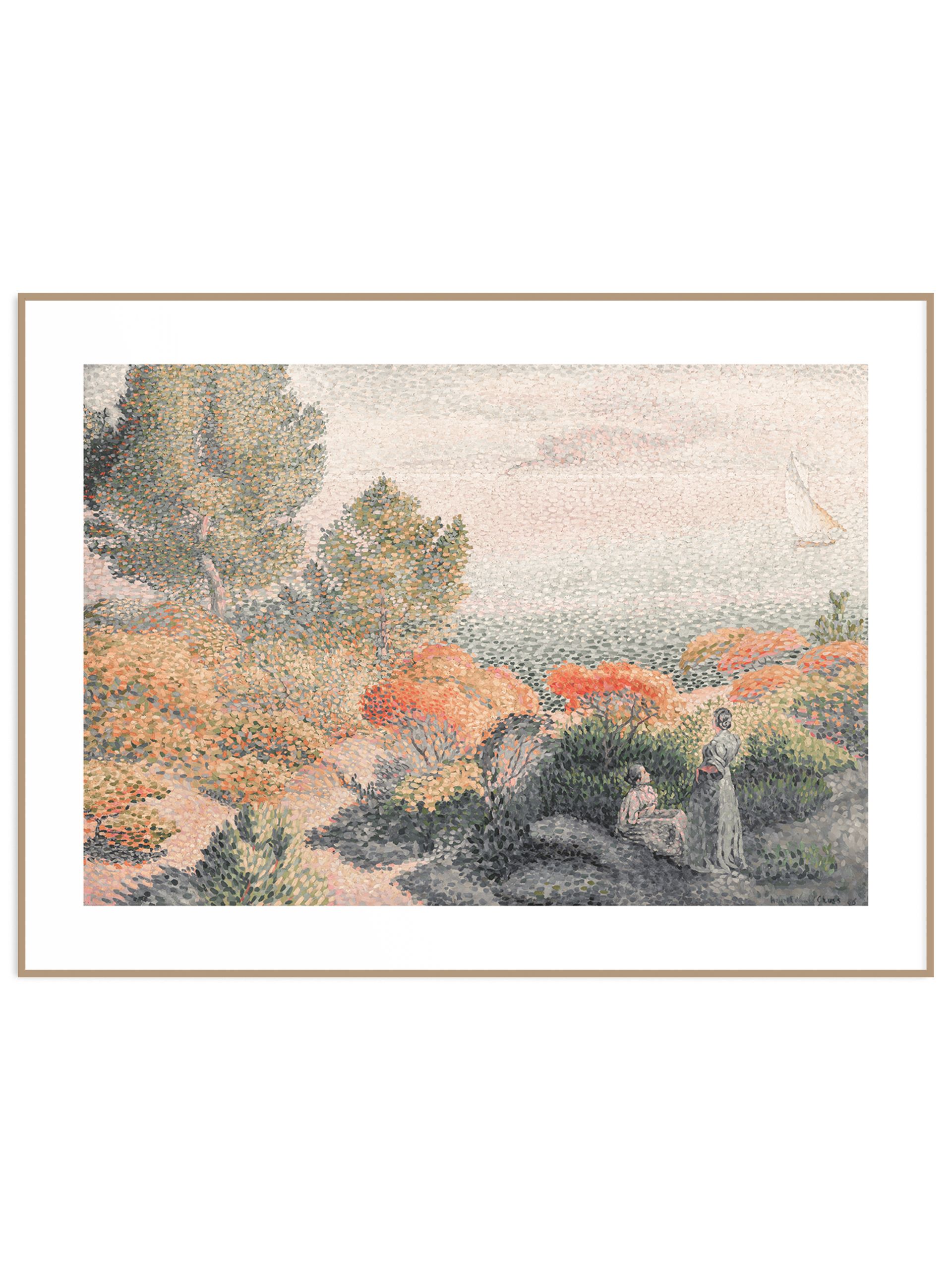 Plakat pejzaż mozaika (sklep) Plakat Two Women by the Shore - Henri-Edmond Cross - obrazek 1