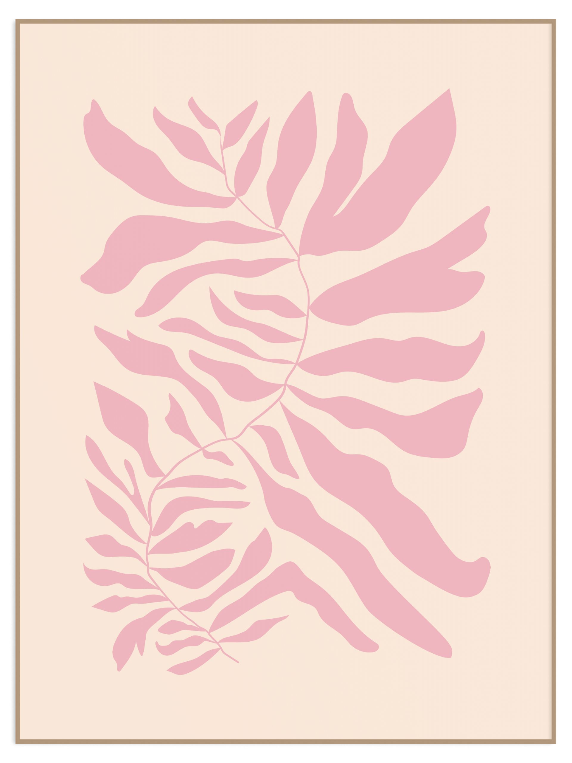 Plakat pink botanicals - bez marginesów (l) Plakat pink botanicals - obrazek 1