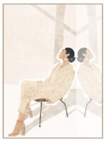 Plakat sitting woman - obrazek 3