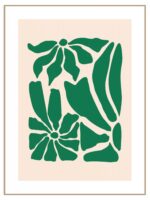 Plakat three green flowers - obrazek 3