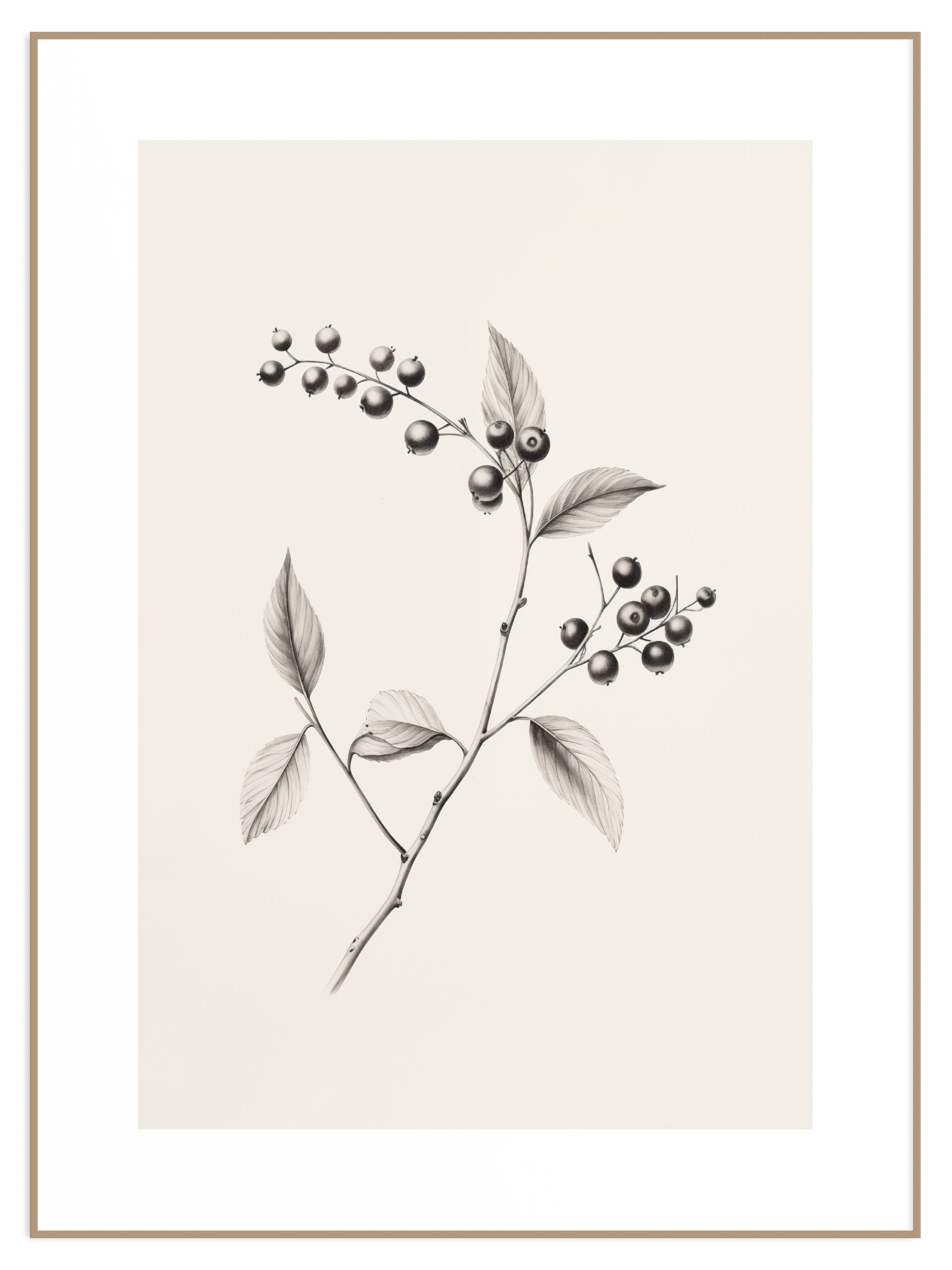 Plakat vintage branch Plakat vintage branch - obrazek 1
