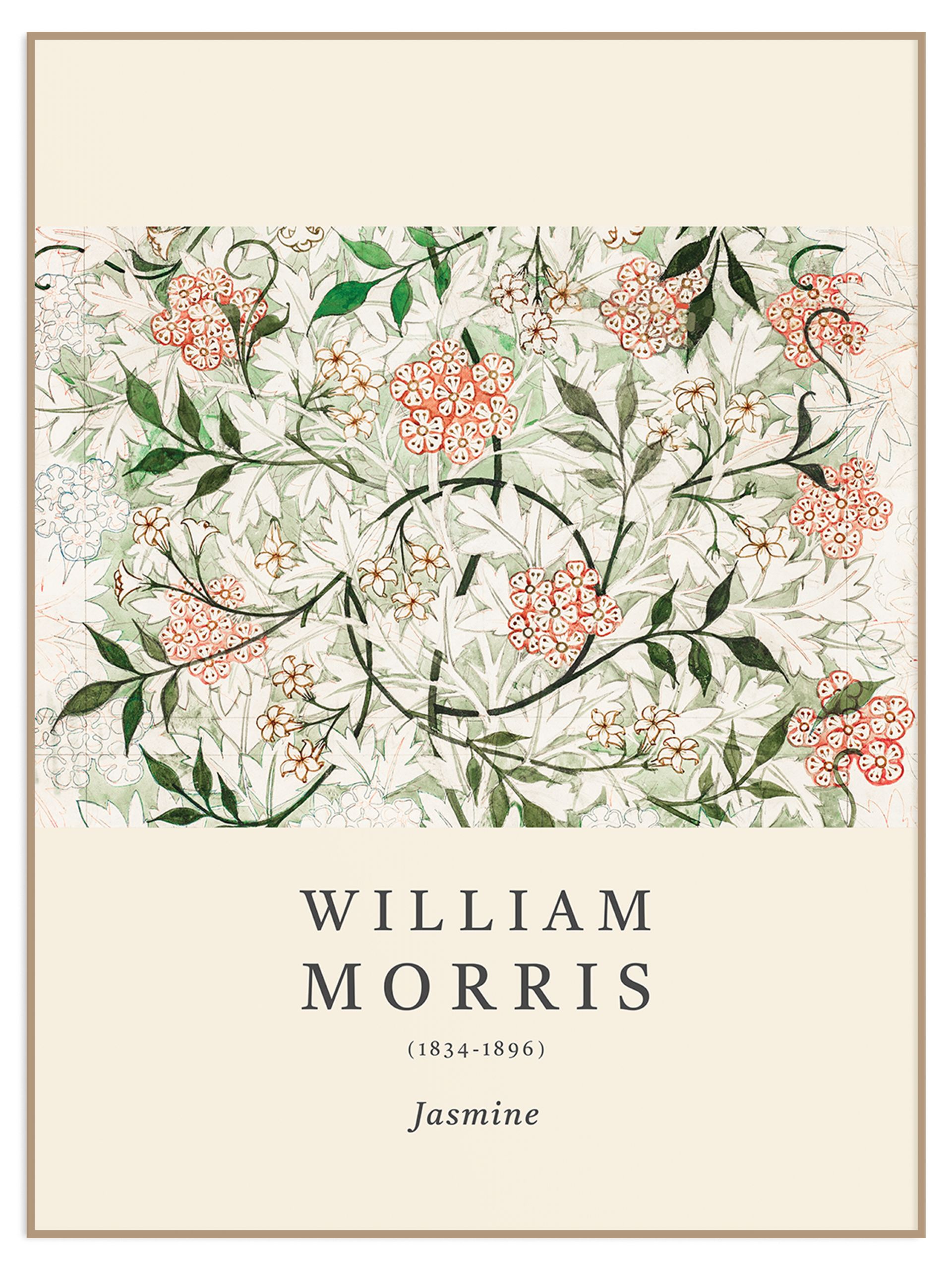 Plakat william morris jasmine (sklep) Plakat William Morris – Jasmine - obrazek 1