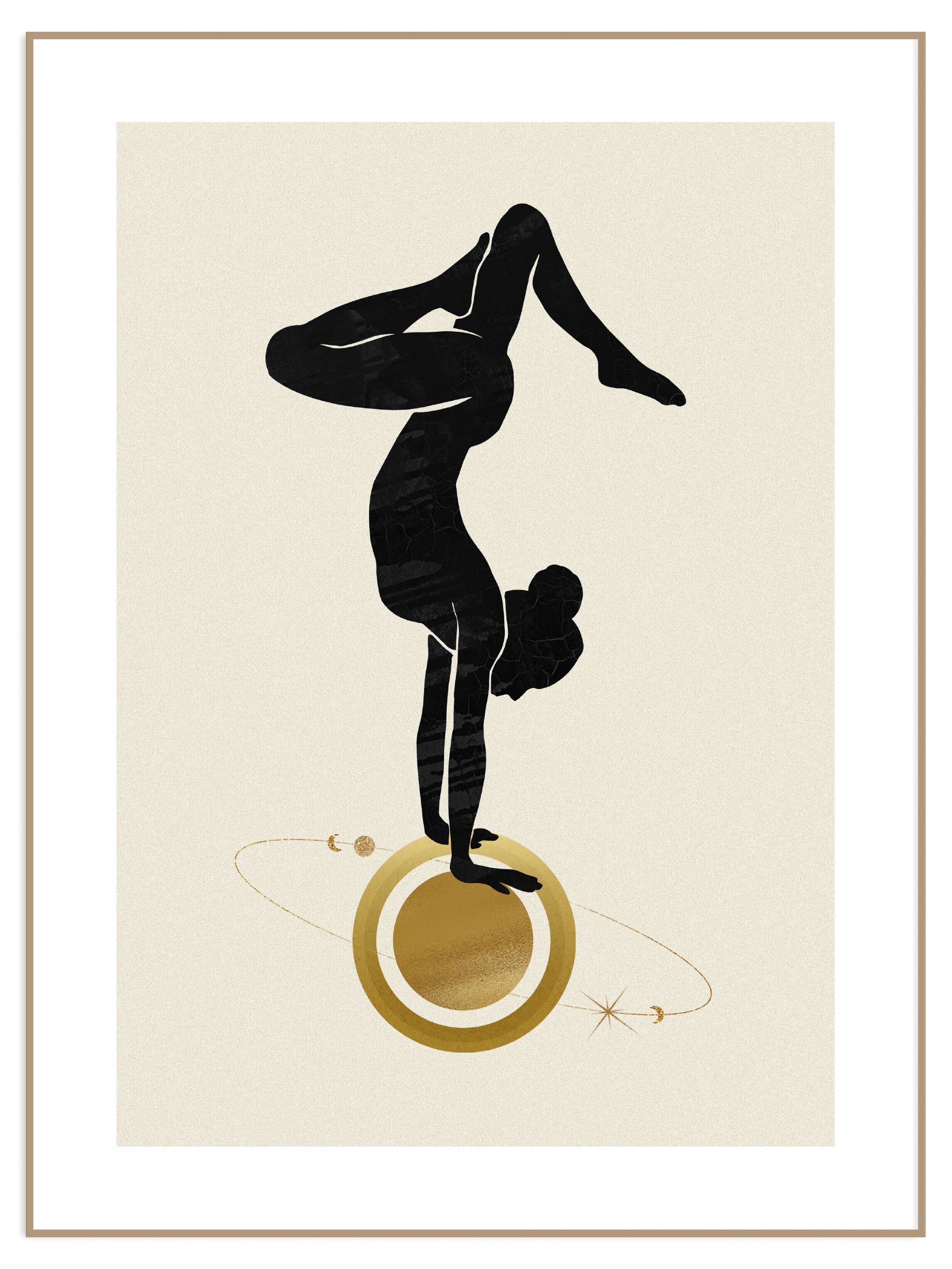 Plakat yoga planet (l) Plakat yoga planet - obrazek 1