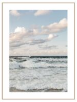 Plakat błękitne wybrzeże oceanu