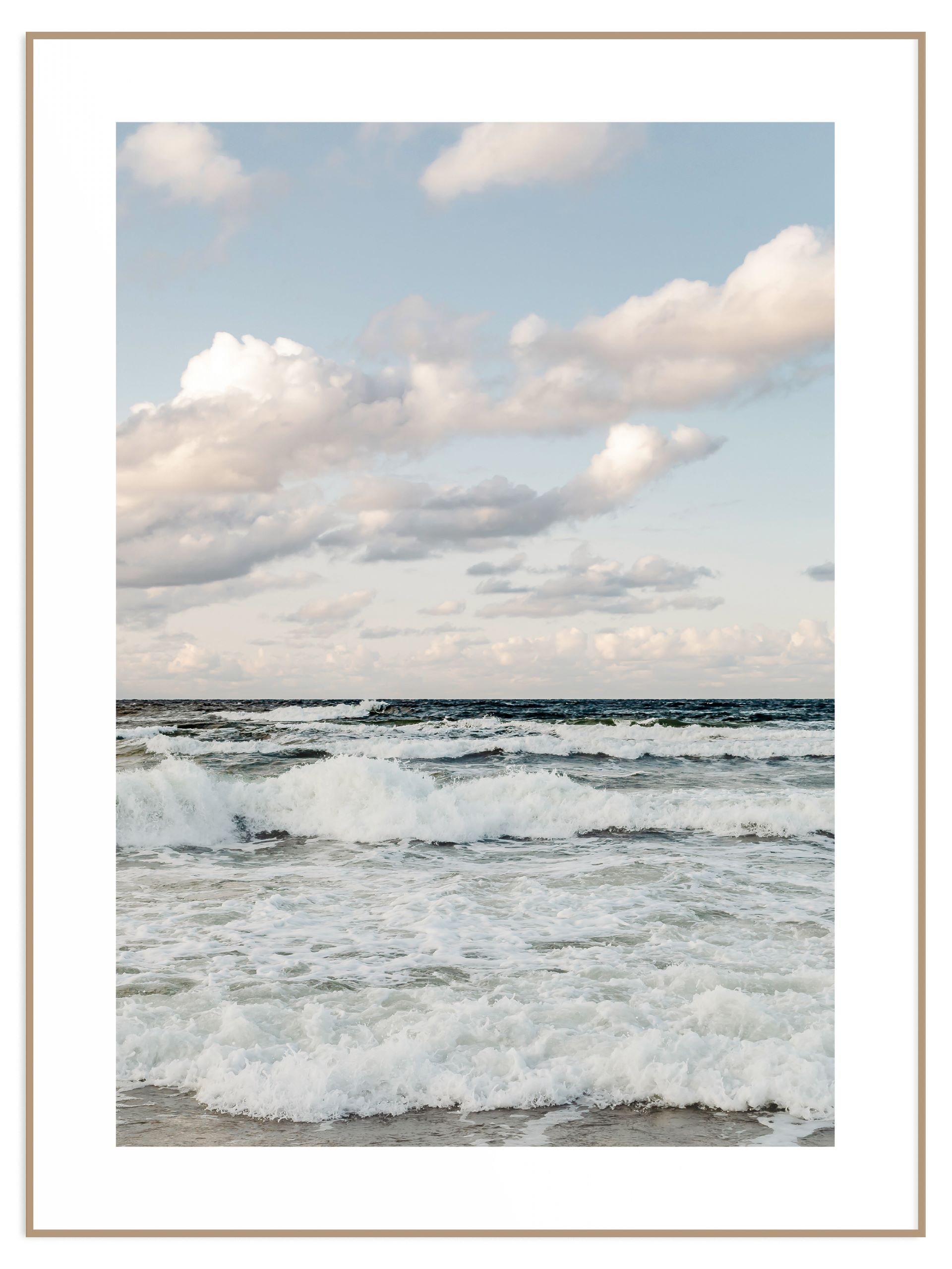 plakat błękitne wybrzeże oceanu (l) Plakat błękitne wybrzeże oceanu - obrazek 1